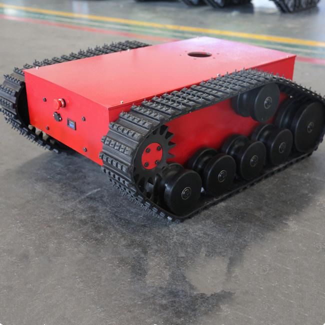 Rubber Track Undercarriage with Remote Control for Small Machine (42"X31"X15")