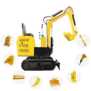 China Gold Supplier 0.8 Ton Small Rubber Track Type Digger Excavator