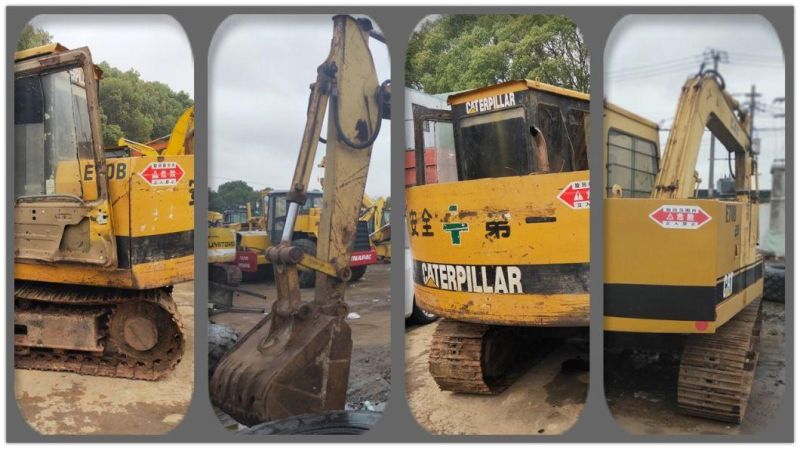 Used Caterpillar E70b MIDI Excavator Construction Machinery