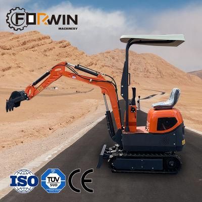 Shanzhuang Fw-10b New Fast Delivery Low Price Electric Micro Bagger Mini Excavator with CE