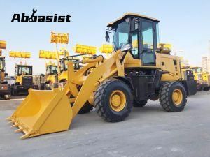 loader supplier Abbasist AL16 1600kg mini farm loader 1.6 ton hoflader with CE