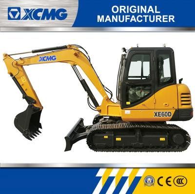 XCMG Official 6 Ton China Mini Excavator Xe60d