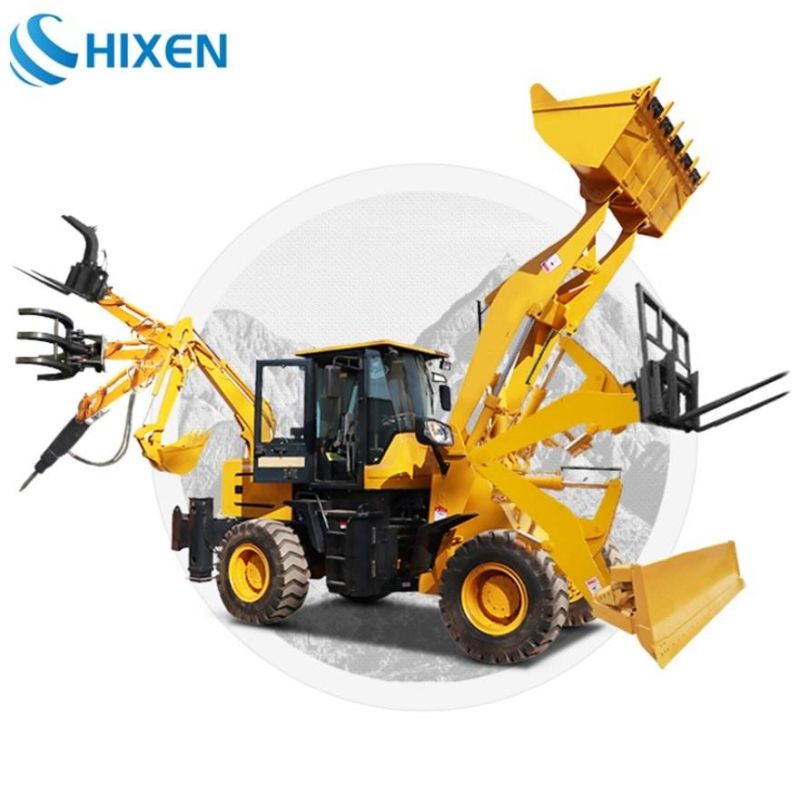 1.6 Ton Front End Wheel Loader Model Tractor Backhoe Loader