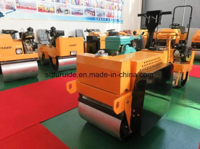 Hot Sale Furd Walk Behind Tandem Drum Vibratory Roller with Water Tank