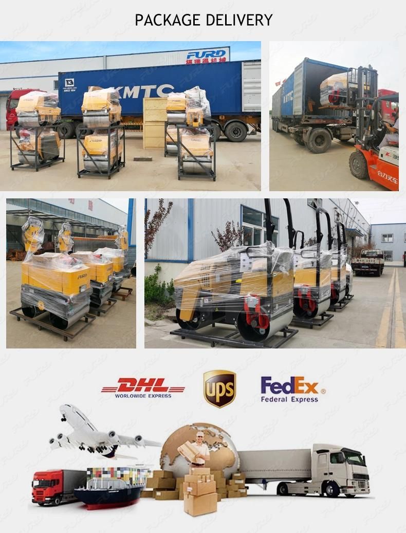 Manual Road Roller Full Hydraulic Smooth Wheeled Roller for Asphalt Roads