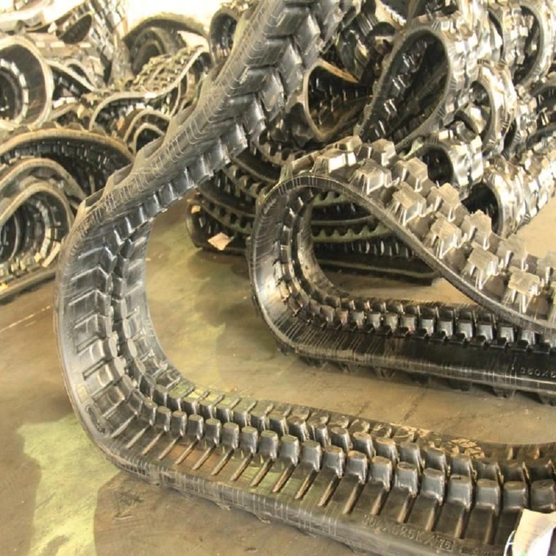 Rubber Track for Ym, Kbt, Cat Excavator 300*52.5*76K