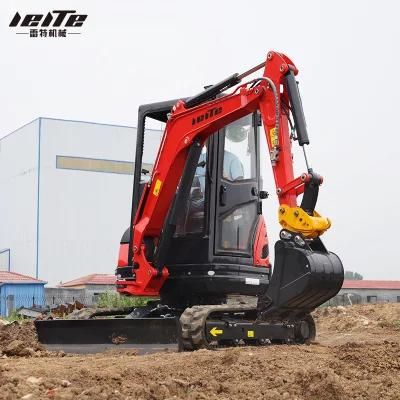 China Factory 3 Ton Mini Excavator / Cheap Excavator / Widely Used Closed Cabin Excavator for Sale