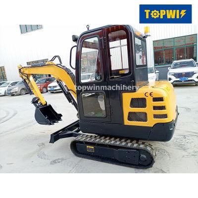 1.8 Ton Cheap Diesel Mini Digger Excavator with Boom Swing for Farm Garden Home Narrow Spaces