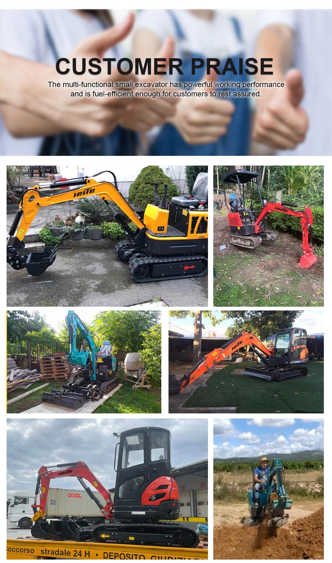 China Micro Bigger Mini Digger Small Excavator 1 Ton