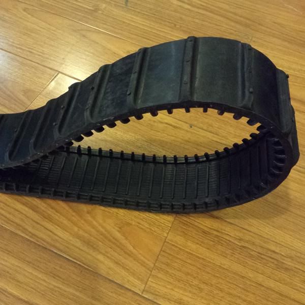 80mm Width Rubber Track for Robot, Wheels Available (80-15-108)