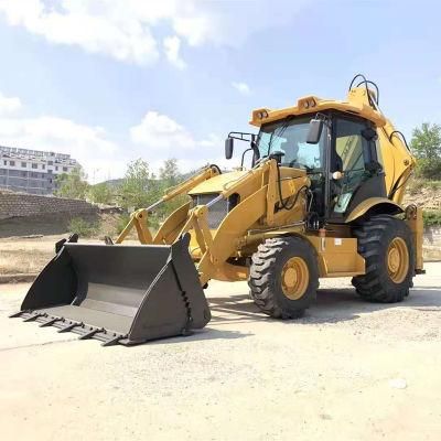 Elite 75kw 1 Cubic 2.5ton 4 in 1 Bucket Backhoe Loader