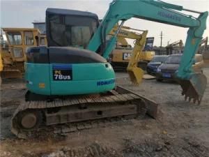 7 Ton Mini Komatsu PC78 Excavator Used Japan Komatsu PC78, PC60, PC55, PC120 Hydraulic Crawler Mini Excavator for Sale Mini Excavator