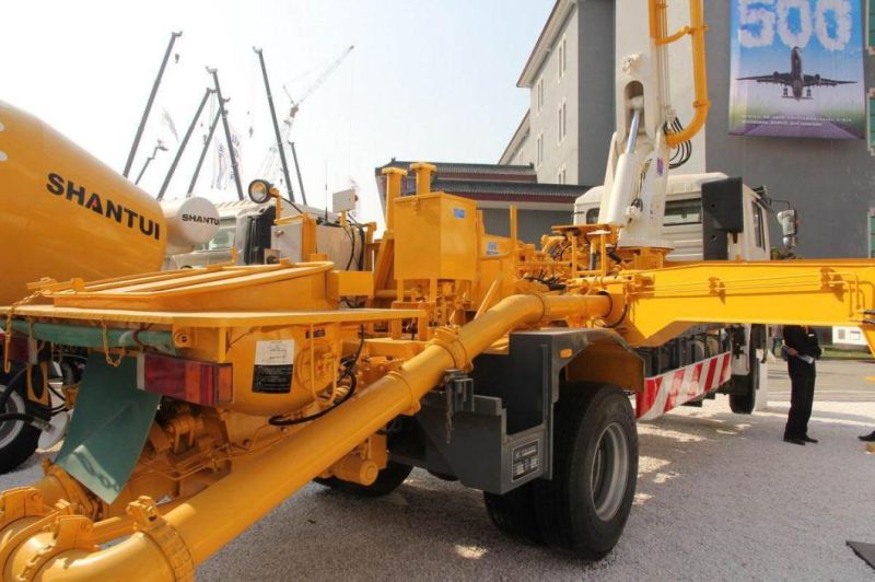 Full Automatic Concrete Pump Hjc5410thb Mobile Concrete Pump Truck with Free Parts