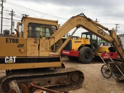 Used Cat E70b Crawler Excavators with Good Quality Hot Sale, Cat/Kobellco/Hitachi/Komattsu Excavators Also Available