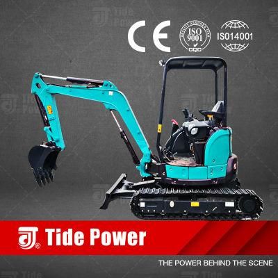 CE Approved Mini Excavator, Swing Mini Excavator, Reduced Tail Mini Excavator