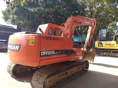 Second Hand 15 Ton Hydraulic Excavator Doosan Dh150-7 on Sale