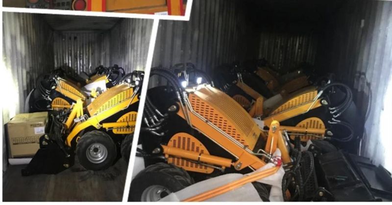 Compact Tracked Stand on Mini Skid Steer Loader Asg200 for Sale