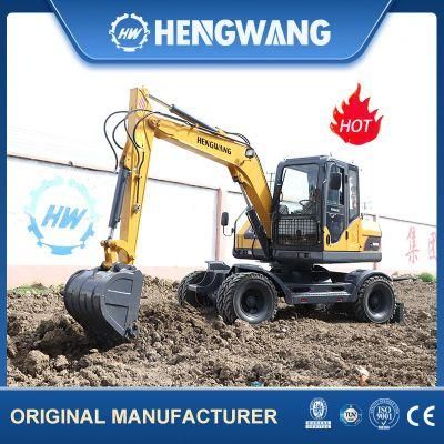 8 Ton The Steering Wheel Excavator for Sale in Malaysia