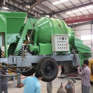 Trailer Concrete Pump with Mixer