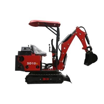 Shanding 600kg Mini Excavator Digging Equipment with Ce Certificate Model SD10s