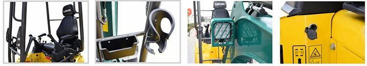 High Performance Home Used Hydraulic Backhoe Mini Digger Micro Crawler Excavator for Sale