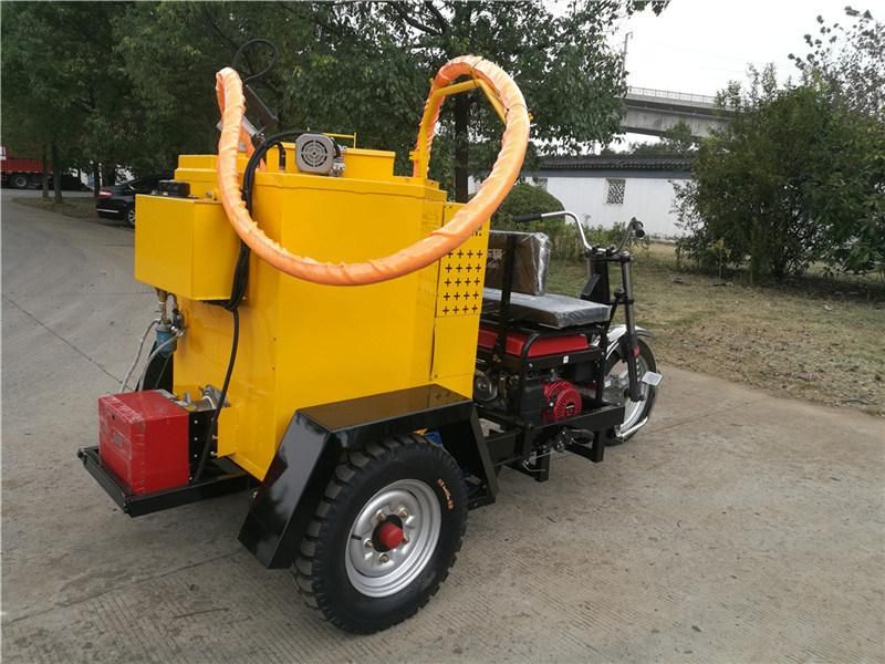 100L Driving Asphalt Plant Mixer Bitumen Road Repair Machine