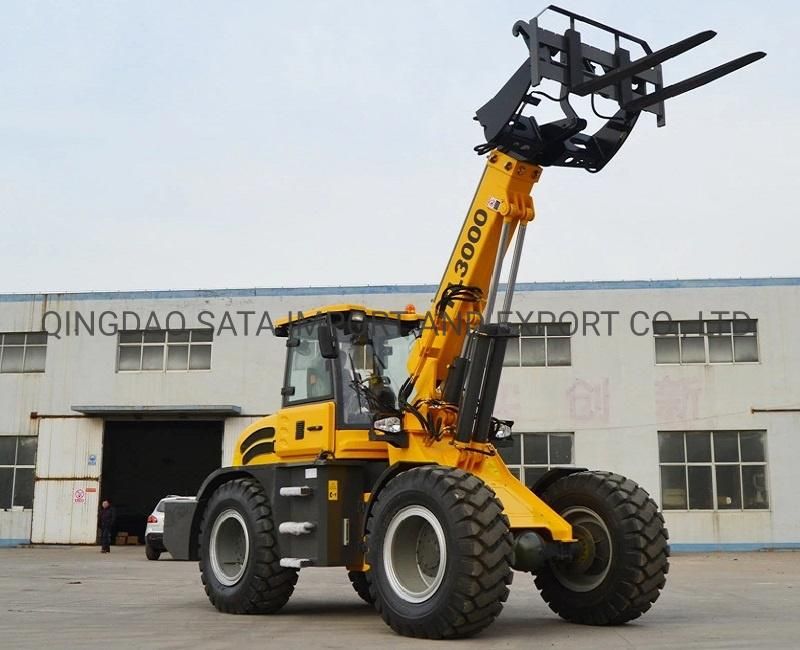 China High Quality 3.0ton Small Telescopic Wheel Loader