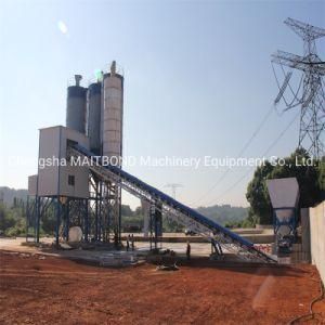 (SANLI) 180cbm/H Capacity Central Readymix Concrete Mixing Station with Belt Conveyor