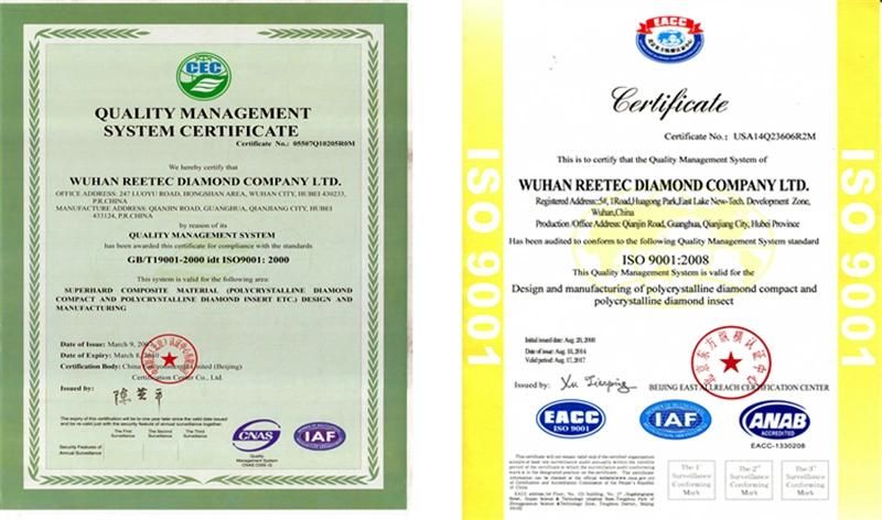 Thrust Bearings Polycrystalline Diamond Compact PDC Cutter Bit