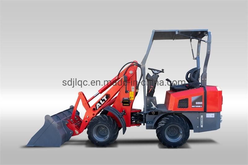 Factory Outlet Price 0.6ton Load Capacity 0.35cube Wheel Loader