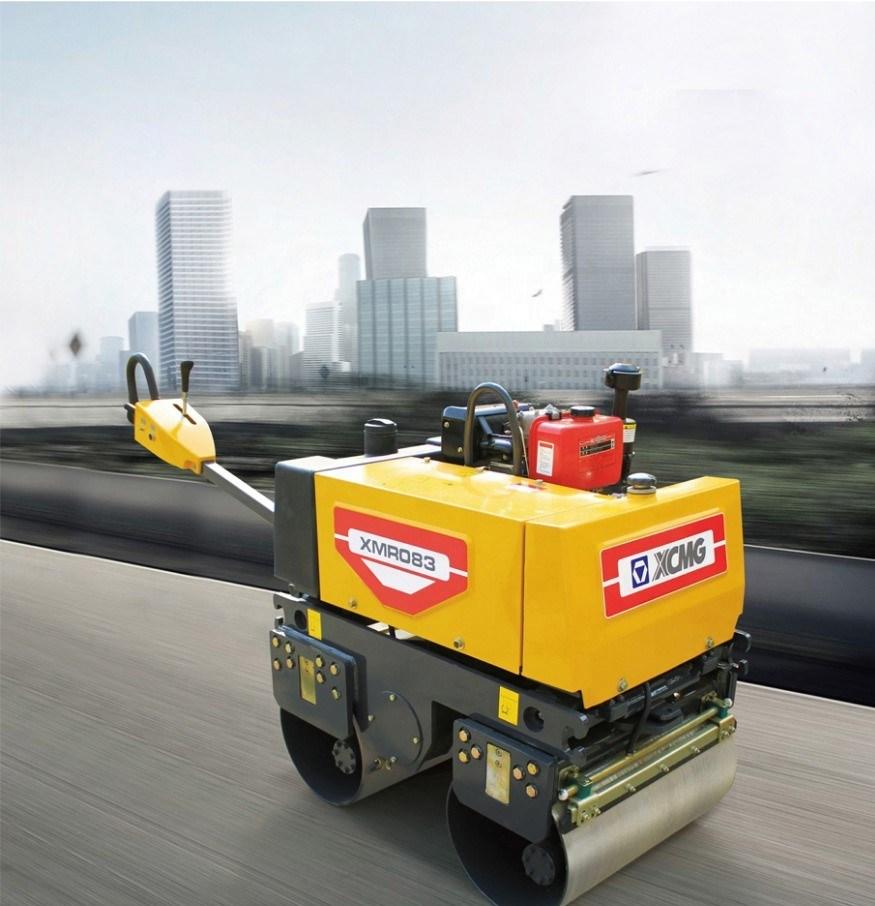 XCMG Official Mini Light Road Roller Xmr083 China 1 Ton Small Manual Double Drum Road Roller Compactor Machine Price
