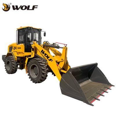 Wolf 3 Ton Agricultural Equipment Wheel Loader with New Cabin