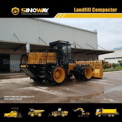 Hot Sale 33 Ton Hydraulic Refuse Landfill Compactor Price for Sale