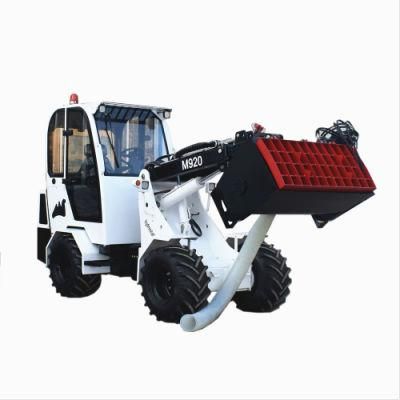 Hydraulic Joystick Control 1.5 Ton Small Construction Wheel Loader for Concrete Mixing Plant
