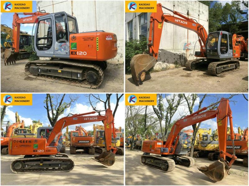 Japanese Used Volvo 140 Komatsu PC120-6 Eo /PC130-7-8 Kobelco Sk140 Hitachi Ex120/Zx 120 Hitachi 12ton /13 Ton/14 Ton Second Hand Excavator with Breaker Line