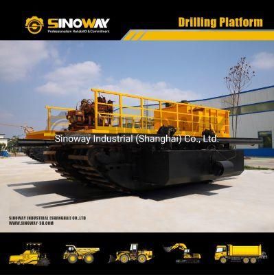 Amphibious Machine Self-Propelled Marsh Buggy Drill Rig for Tailings Facility Programs