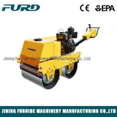 Light Walk Behind Diesel Vibratory Roller with 550kgs