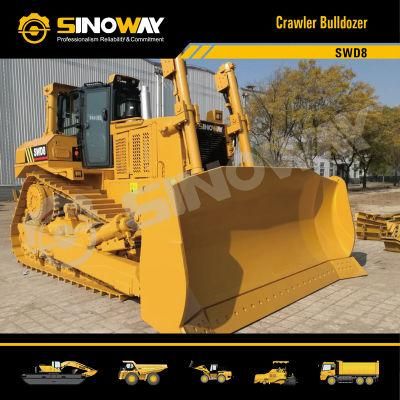 Six Cylinder Cummins Engine Tracked Bulldozer with Winch for Sale