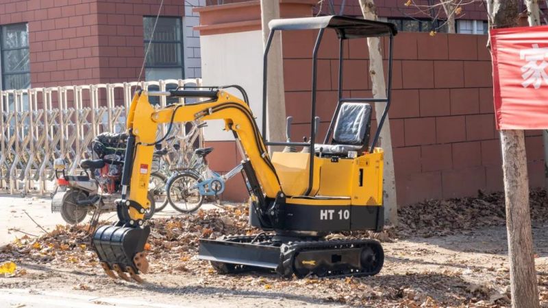 0.8/1/1.2/1.5/1.8 Tons Small Mini Excavator Front Backhoe Wheel Loader Crawler Excavator