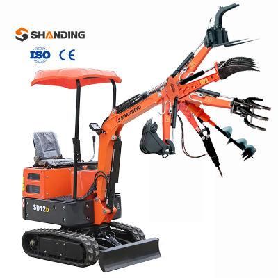 1 Ton Mini Excavator with Euro V Emission Engine Mini Excavator, Compact Excavator, Mini Digger, Mini Crawler Excavator, Hydraulic Mini Excavator