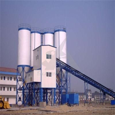 China Low Cost Compact Belt Type 120m3/H Concrete Mixing Plant