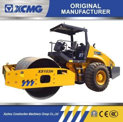 XCMG Factory Xs103h Mini Small 10 Ton Single Drum Vibrator Asphalt Road Roller Compactor Price