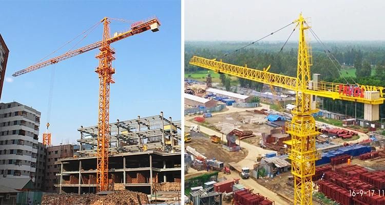 Chinese Tower Crane Manufacturer 10t Qtz160-6516 Top Kits Tower Crane