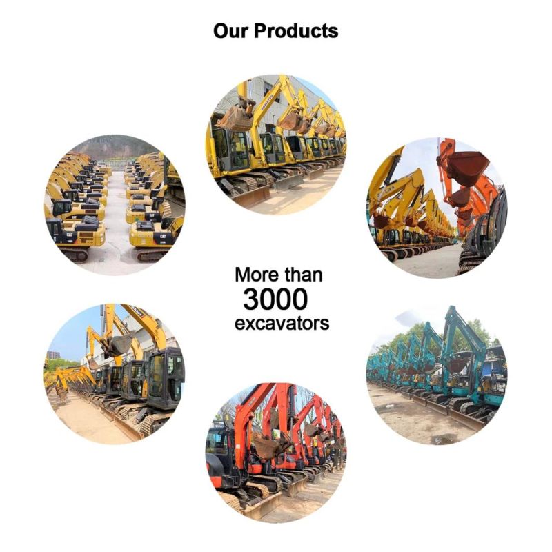 Construction Mining Hydraulic Komatsu PC40 Second Hand 5 Tons Kubota Kx155/Kx161 Machinery Engine Parts Hitachi Zx50-3 Used Excavator with Hammer