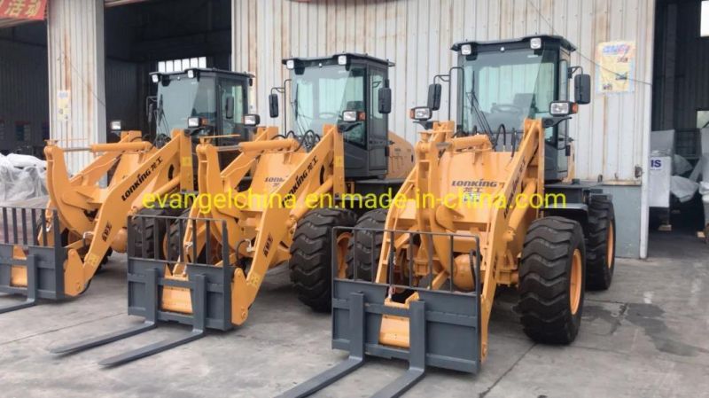 Lonking 5 Ton Articulated Wheel Loader Cdm856 with Weichai or Cummins Engine