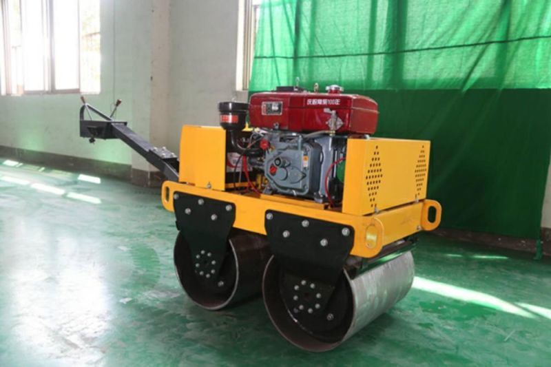 Double Drum Road Roller Compactor Gyrc-70 with Honda Engine