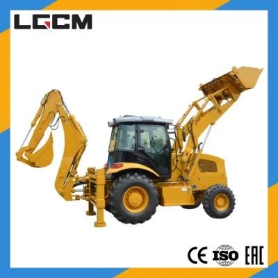 Lgcm Mini Backhoe Loader Small Garden Tractor Loader Backhoe