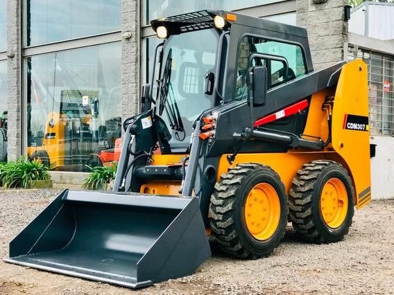 Lonking Skid Steer Cdm307 Cdm308 Cdm312 Closed Cabin AC Kubuta Engine Xinchai New Used Mini Loader