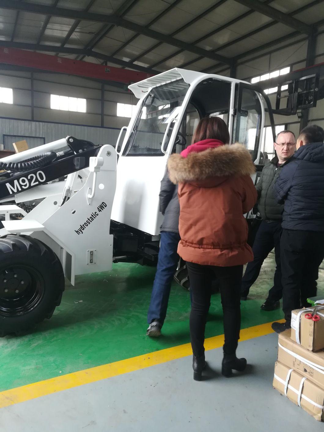 2000kg Telescopic Wheel Loader with 4 in 1 Bucket of Multifunction