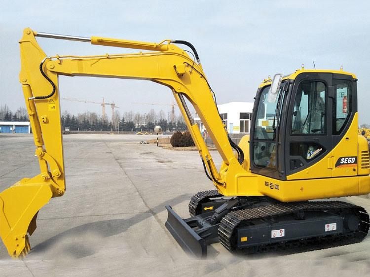 Shantui Hydraulic 6 Ton Mini Excavator Crawler Digger Se60